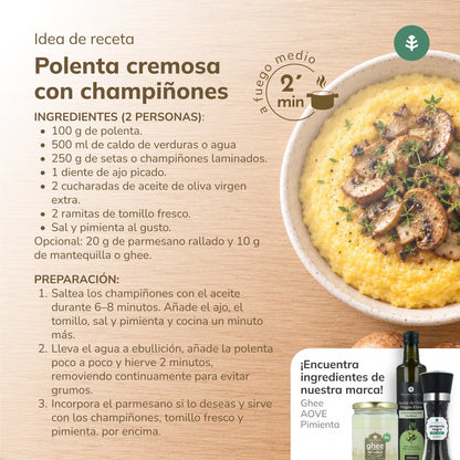 Polenta istantanea di semola di mais ECO Planeta Huerto 500 g