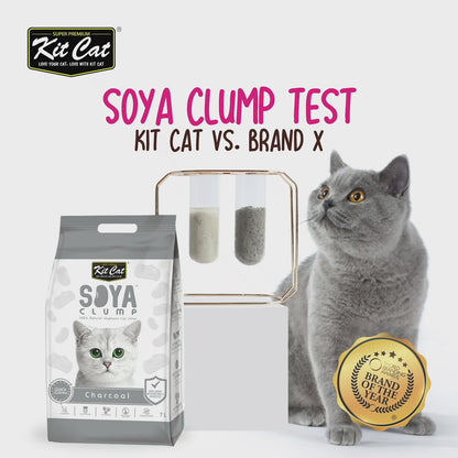 Kit Cat Arena Eco SoyaClump - Charcoal 7 L Sabbia per gatti
