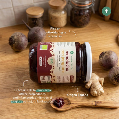 Barbabietola fermentata con zenzero Eco Planeta Huerto 420 g