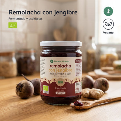 Barbabietola fermentata con zenzero Eco Planeta Huerto 420 g