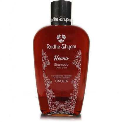 Shampoo all'henné mogano colorante Radhe
