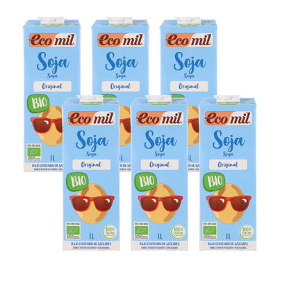 Confezione Bevanda di soia con sciroppo d'agave Bio NaturGreen 6L