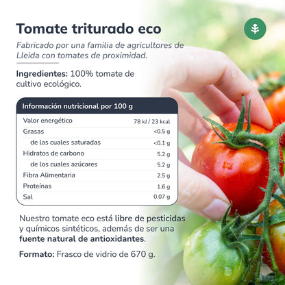 Pomodoro schiacciato ECO Planeta Huerto 670 g
