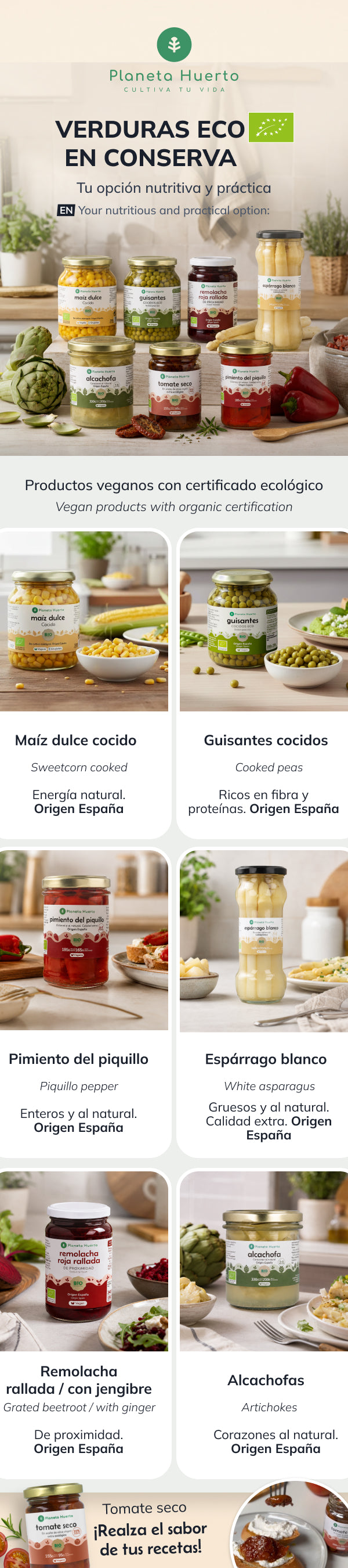 Barbabietola fermentata con zenzero Eco Planeta Huerto 420 g